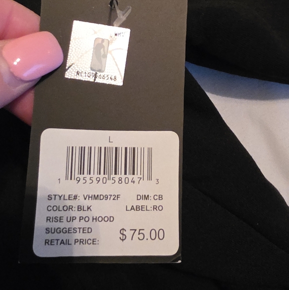 NBA New Chicago Bulls Hoodie Black Red Size L - Picture 5 of 11